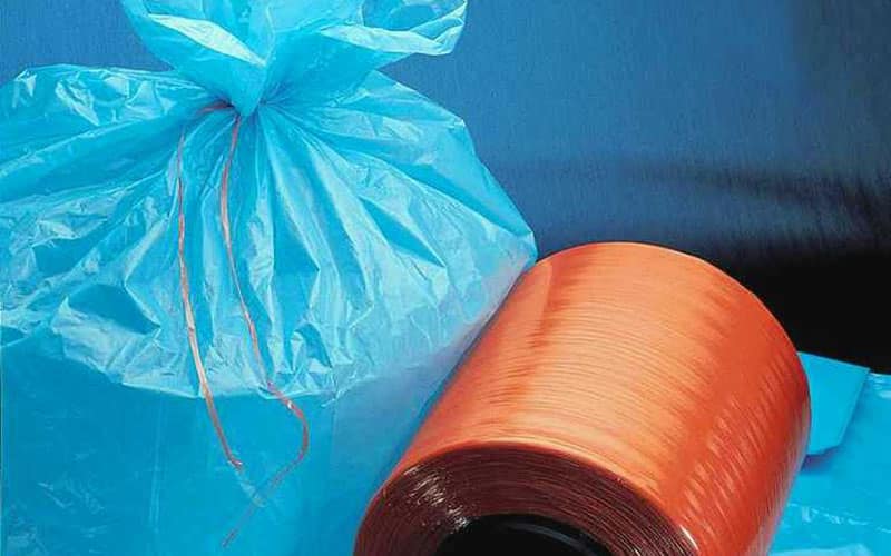 Lenzing Plastics HDPE closing tape orange Lenzing Plastics HDPE closing tape orange